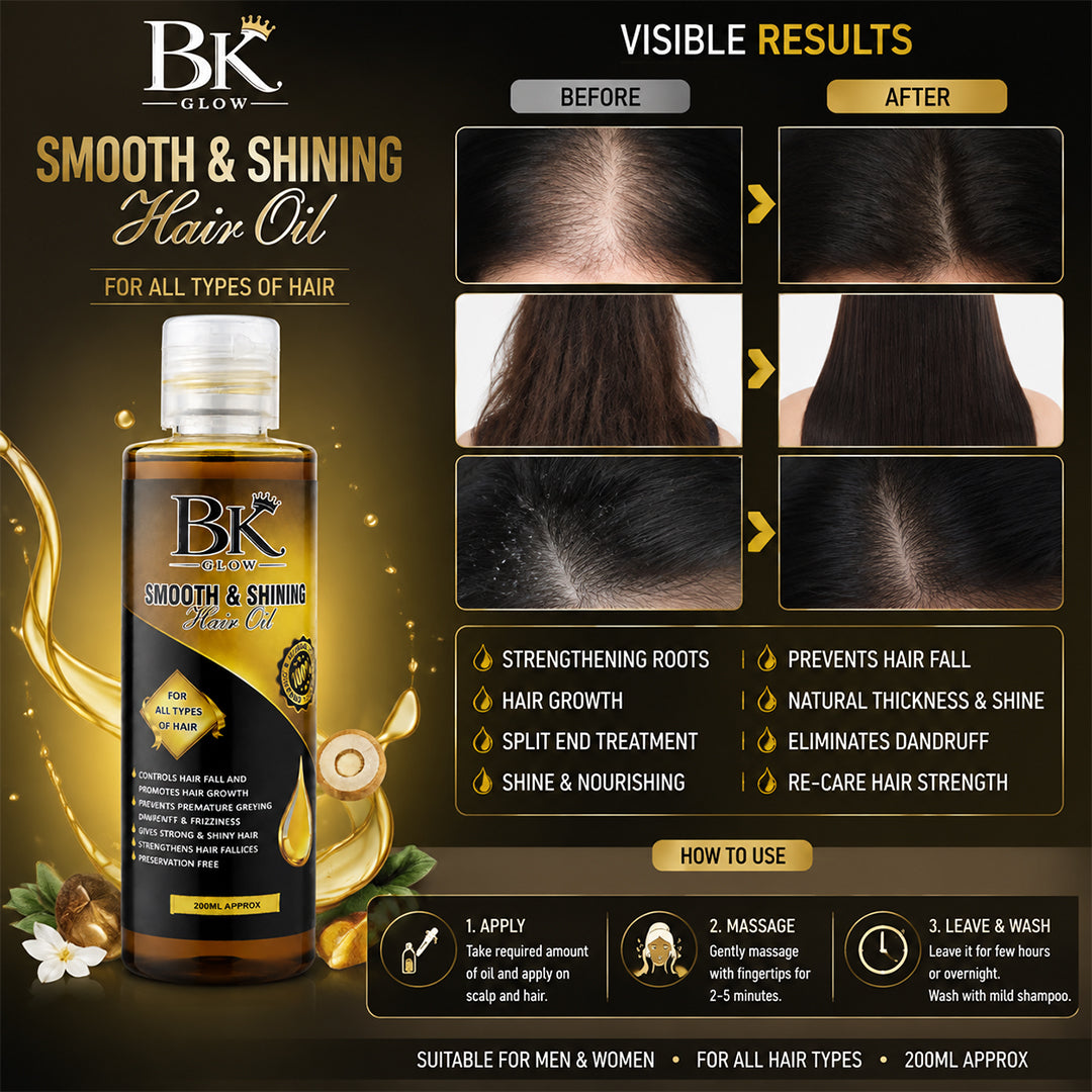 BK GLOW Smooth & Shining Hair Oil