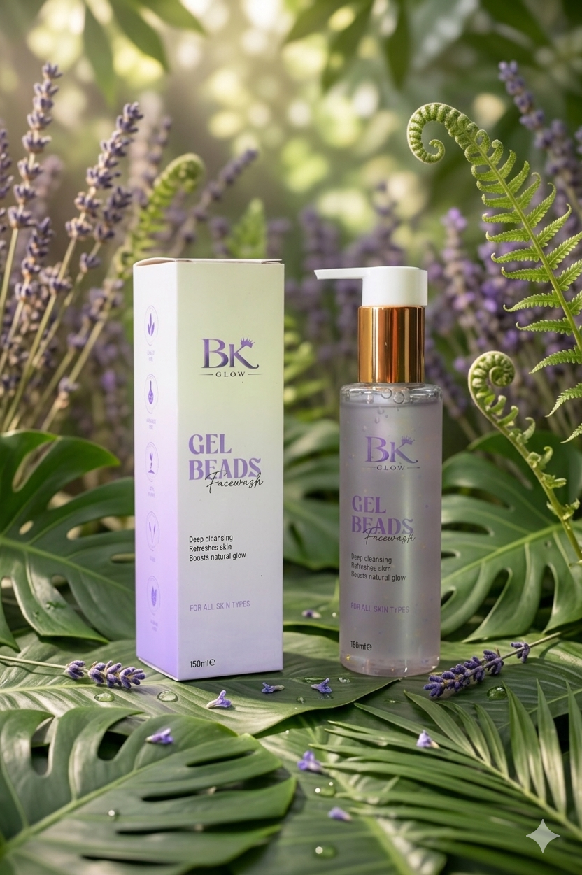 BK GLOW Gel Beads Facewash